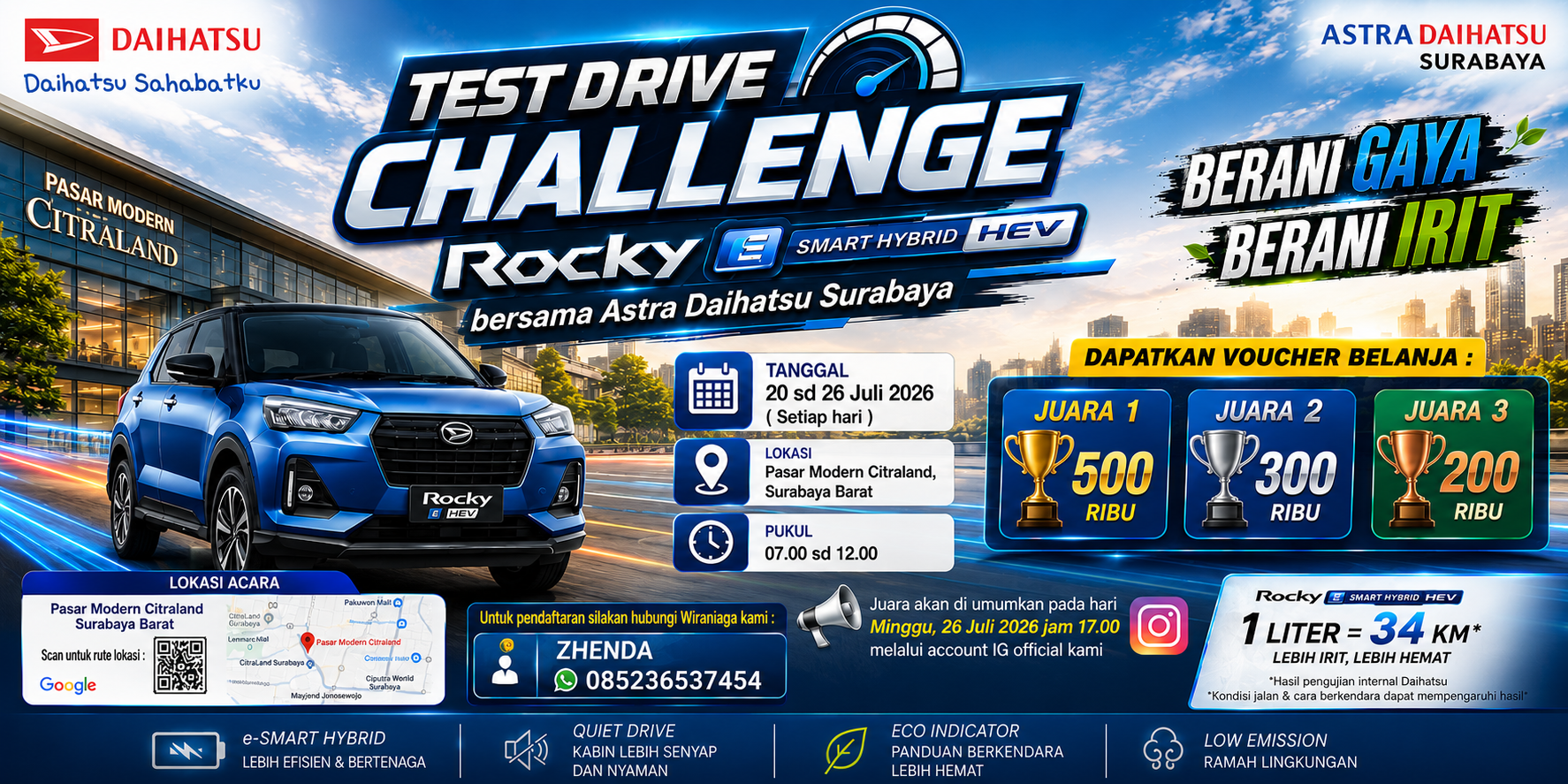 TEST DRIVE ROCKY HYBRID CITRALAND